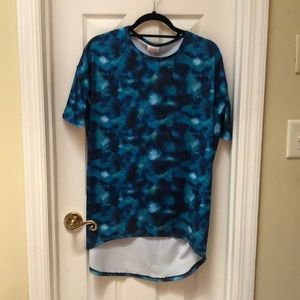 Turquoise print Lularoe Irma